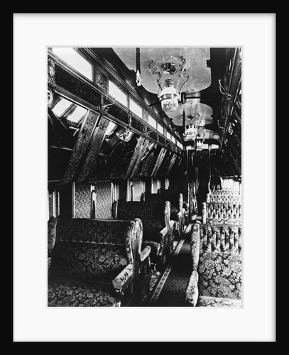 Interior of a Pullman Passenger Car by Anonymous