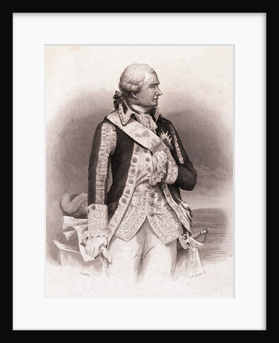 Portrait of Count of Rochambeau by Anonymous