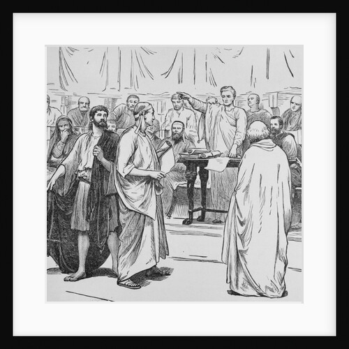 Illustration of Roman Court by Anonymous