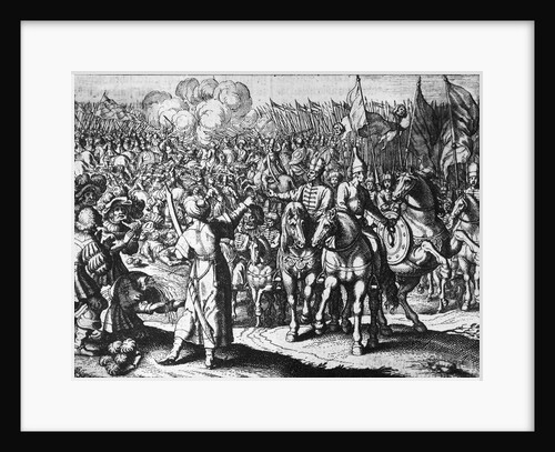 Illustration of Turks Outside Vienna by Anonymous