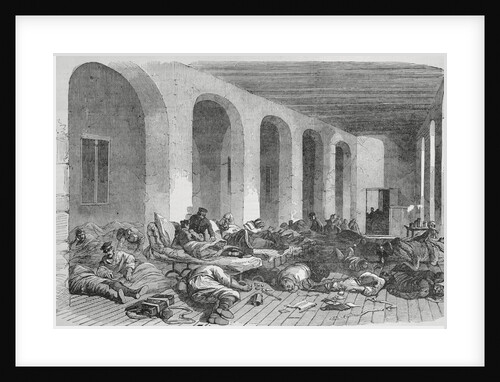 Doctor Attending to Wounded Patients by Anonymous