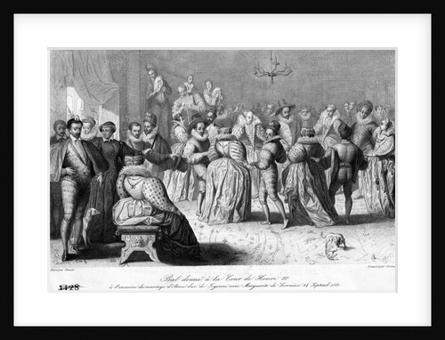 Sixteenth Century Ballroom Scene by Anonymous
