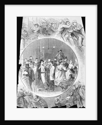Illustration of Crimes Caused by Alcohol by Anonymous