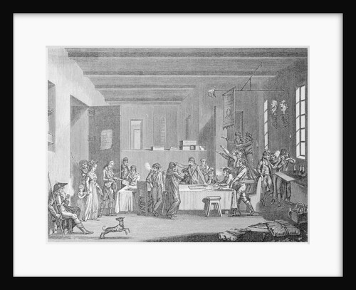 Illustration Depicting Political Tribunal by Anonymous