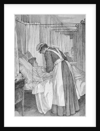 Nurse Helping Sick Patient by Anonymous