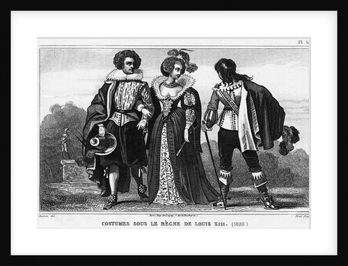 Costumes During the Reign of Louis XIII by Anonymous