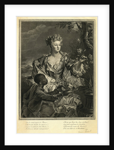 Eighteenth Century Woman With Her Servant by Anonymous