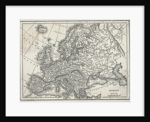 Map of Europe by Anonymous