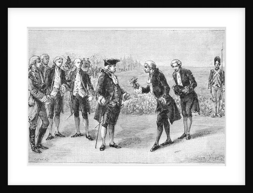 Illustration of Louis XVI Visiting the First Potato Field by Anonymous