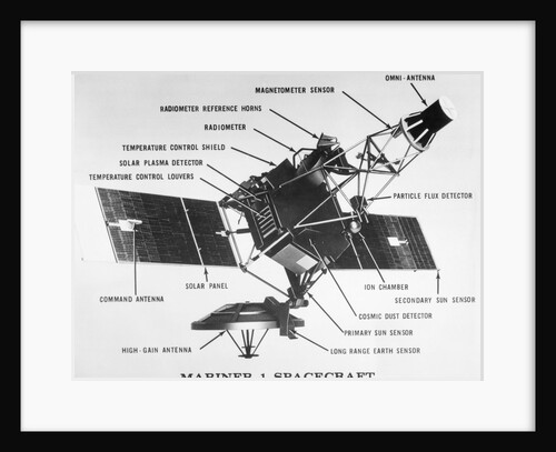 Diagram of Mariner I Space Probe by Anonymous