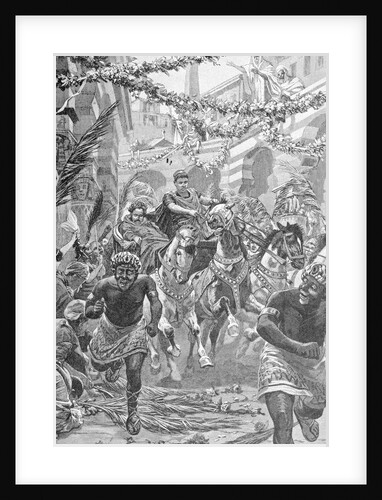 Caracalla and His Men Trampling into Citizens by Anonymous
