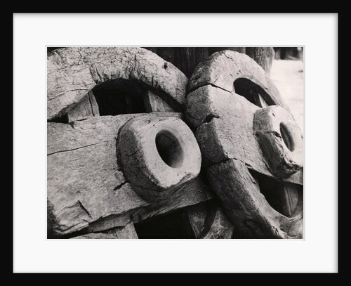 Rugged old Wooden Wheels by Anonymous