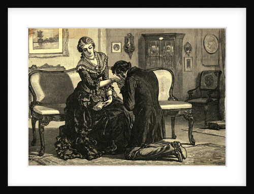 Man Kissing Woman's Hand by Anonymous