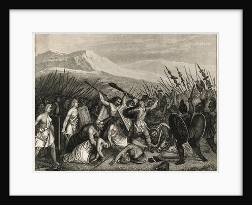 Germans Battling Roman Army by Anonymous