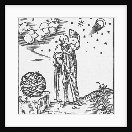 16th-Century Print of Claudius Ptolomy by Anonymous