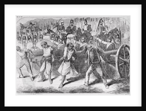 British Executing During Sepoy Revolt by Anonymous