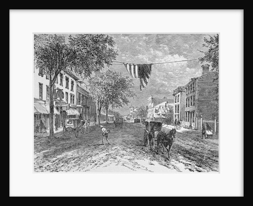 Illustration of Nineteenth Century Salem by Anonymous