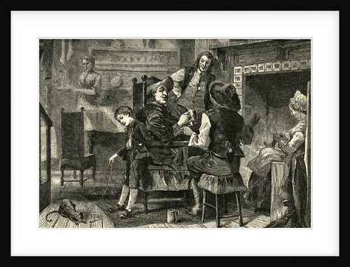 Dutch Household in New Amsterdam by Anonymous