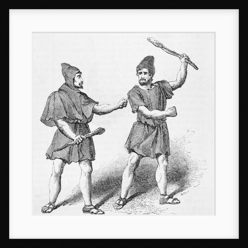 Roman Plebians Fighting by Anonymous