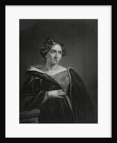 Illustrated Portrait of Author Catherine Marie Sedgwick by Anonymous