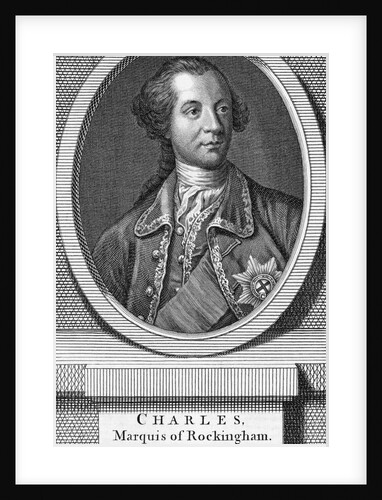 Portrait of Charles Watson Wentworth by Anonymous