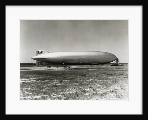 Hindenburg on Mast by Anonymous