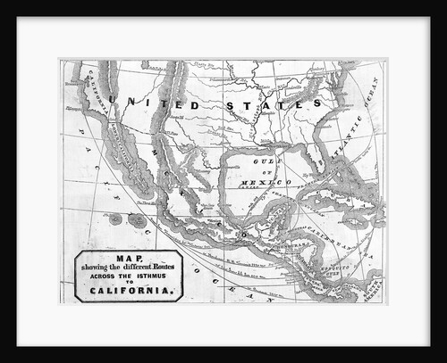 Early Map of United States Territories by Anonymous