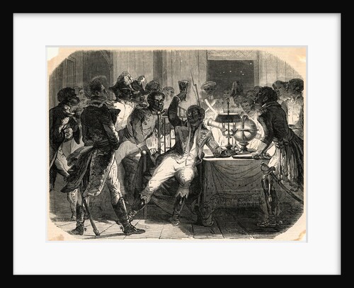 Illustration of Toussaint L'Ouverture Meeting with His Men by Anonymous
