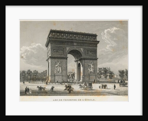 Arc de Triomphe in Paris by Anonymous