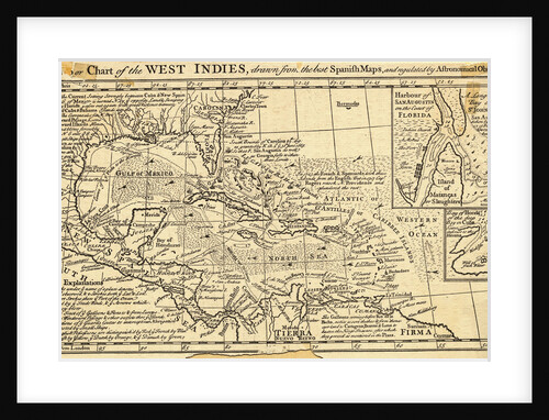 Map of the West Indies by Anonymous