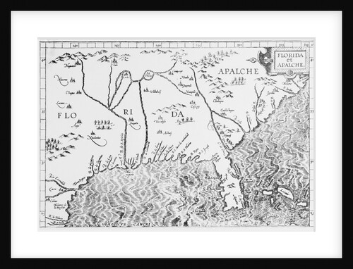 Map of Florida by Anonymous
