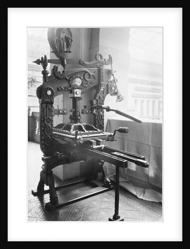 19th Century Printing Press by Anonymous