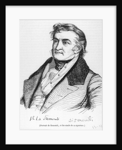 Jean Charles Leonary de Sismondi by Anonymous