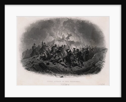 Battle of Sevastopol During Crimean War by Anonymous