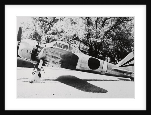Japanese Mitsubishi A6M5 Zero 52 Military Airplane by Anonymous