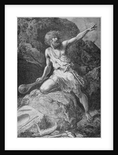 Illustration of Neolithic Man by Anonymous