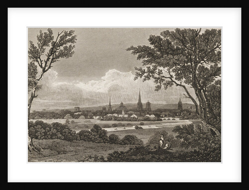 Town of Oxford as Seen from a Distance by Anonymous