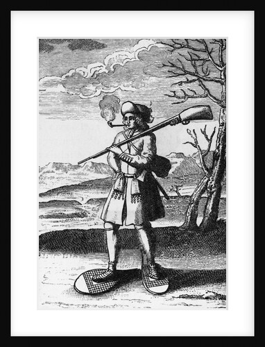 French Canadian Smoking a Pipe by Anonymous