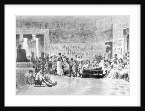Illustration Of Egyptian Feast by Anonymous