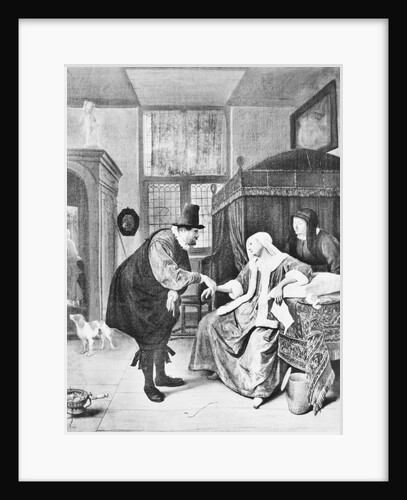 Doctor Visiting Woman by Anonymous
