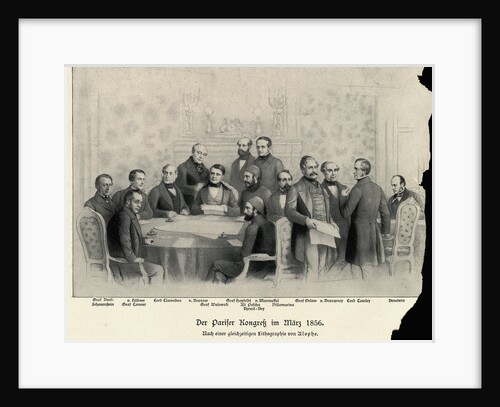 Delegates at the Congress of Paris by Anonymous