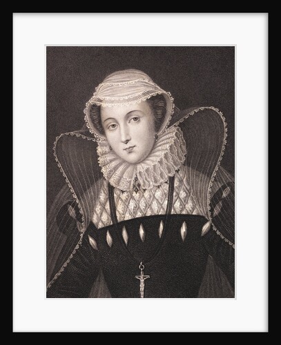 Mary Stuart Queen of Scotland with Crown Embellishment by Anonymous