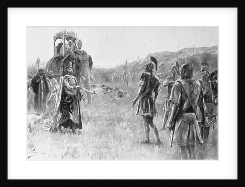Illustration Showing Alexander The Great and Porus in the Field by Anonymous