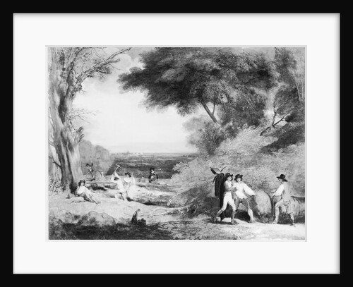 Woodcutters in Windsor Great Park by Anonymous