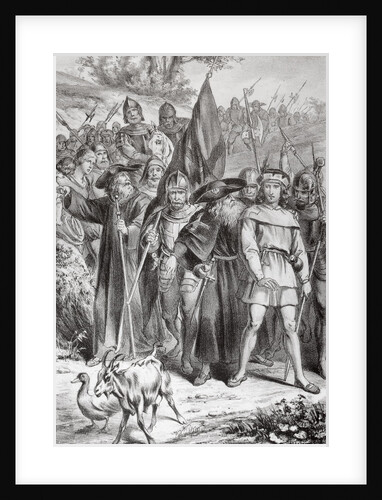 Peter of Amiens and Pope Urban II by Anonymous