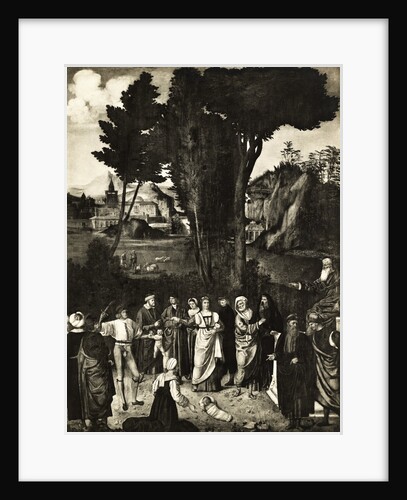 Painting of Solomon in Judgement by Anonymous