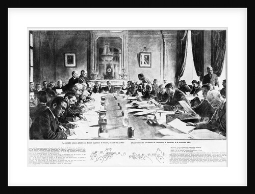 Leaders Discussing the Condition of Versailles by Anonymous