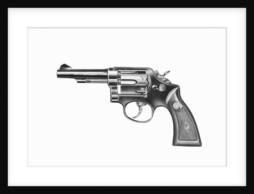Display of a Smith and Wesson Pistol by Anonymous