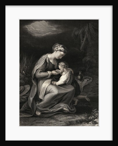 Hagar and Ishmael Illustration by Anonymous