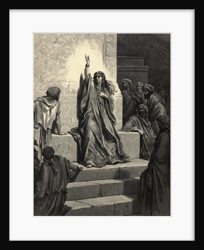 Illustration of Debora Singing Victory Song by Anonymous